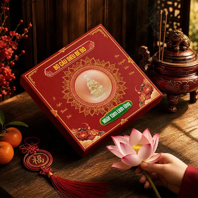 Bộ Vàng Mã Bé Đỏ Nhất Tâm Linh Ứng